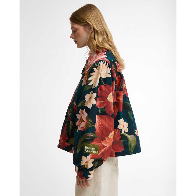 Barbour x FARM Rio Wild Flower Casual Jacket image number 3